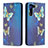 Coque Portefeuille Motif Fantaisie Livre Cuir Etui Clapet B03F pour Samsung Galaxy S21 5G Petit