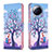 Coque Portefeuille Motif Fantaisie Livre Cuir Etui Clapet B03F pour Xiaomi Civi 3 5G Violet Clair