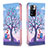 Coque Portefeuille Motif Fantaisie Livre Cuir Etui Clapet B03F pour Xiaomi Mi 11i 5G (2022) Violet Clair