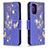 Coque Portefeuille Motif Fantaisie Livre Cuir Etui Clapet B03F pour Xiaomi Poco M5S Bleu Royal