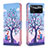 Coque Portefeuille Motif Fantaisie Livre Cuir Etui Clapet B03F pour Xiaomi Poco X4 Pro 5G Violet Clair