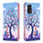 Coque Portefeuille Motif Fantaisie Livre Cuir Etui Clapet B03F pour Xiaomi Redmi Note 11 4G (2022) Violet Clair