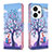 Coque Portefeuille Motif Fantaisie Livre Cuir Etui Clapet B03F pour Xiaomi Redmi Note 13 Pro+ Plus 5G Violet Clair