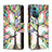 Coque Portefeuille Motif Fantaisie Livre Cuir Etui Clapet B04F pour Nokia G11 Petit