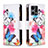 Coque Portefeuille Motif Fantaisie Livre Cuir Etui Clapet B04F pour Oppo F21 Pro 4G Colorful