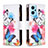 Coque Portefeuille Motif Fantaisie Livre Cuir Etui Clapet B04F pour Oppo K10 4G Colorful