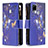 Coque Portefeuille Motif Fantaisie Livre Cuir Etui Clapet B04F pour Realme 7i RMX2193 Bleu Royal