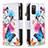 Coque Portefeuille Motif Fantaisie Livre Cuir Etui Clapet B04F pour Samsung Galaxy A02s Colorful