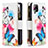 Coque Portefeuille Motif Fantaisie Livre Cuir Etui Clapet B04F pour Samsung Galaxy A12 Nacho Colorful