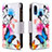 Coque Portefeuille Motif Fantaisie Livre Cuir Etui Clapet B04F pour Samsung Galaxy A20e Colorful