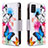 Coque Portefeuille Motif Fantaisie Livre Cuir Etui Clapet B04F pour Samsung Galaxy A21s Colorful