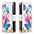 Coque Portefeuille Motif Fantaisie Livre Cuir Etui Clapet B04F pour Samsung Galaxy A32 5G Colorful