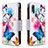 Coque Portefeuille Motif Fantaisie Livre Cuir Etui Clapet B04F pour Samsung Galaxy A40 Colorful