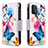 Coque Portefeuille Motif Fantaisie Livre Cuir Etui Clapet B04F pour Samsung Galaxy A91 Colorful