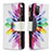 Coque Portefeuille Motif Fantaisie Livre Cuir Etui Clapet B04F pour Samsung Galaxy F02S SM-E025F Petit