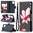 Coque Portefeuille Motif Fantaisie Livre Cuir Etui Clapet B04F pour Samsung Galaxy M12 Petit