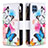 Coque Portefeuille Motif Fantaisie Livre Cuir Etui Clapet B04F pour Samsung Galaxy M32 4G Colorful