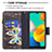 Coque Portefeuille Motif Fantaisie Livre Cuir Etui Clapet B04F pour Samsung Galaxy M32 4G Petit