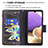 Coque Portefeuille Motif Fantaisie Livre Cuir Etui Clapet B04F pour Samsung Galaxy M32 5G Petit