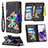 Coque Portefeuille Motif Fantaisie Livre Cuir Etui Clapet B04F pour Samsung Galaxy S20 Petit