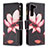 Coque Portefeuille Motif Fantaisie Livre Cuir Etui Clapet B04F pour Samsung Galaxy S21 FE 5G Petit