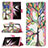 Coque Portefeuille Motif Fantaisie Livre Cuir Etui Clapet B04F pour Samsung Galaxy S21 Ultra 5G Petit