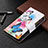 Coque Portefeuille Motif Fantaisie Livre Cuir Etui Clapet B04F pour Vivo V21s 5G Petit