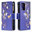 Coque Portefeuille Motif Fantaisie Livre Cuir Etui Clapet B04F pour Xiaomi Mi 11T 5G Bleu Royal