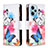 Coque Portefeuille Motif Fantaisie Livre Cuir Etui Clapet B04F pour Xiaomi Redmi Note 12 Turbo 5G Colorful