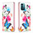 Coque Portefeuille Motif Fantaisie Livre Cuir Etui Clapet B05F pour Nokia G11 Colorful