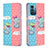 Coque Portefeuille Motif Fantaisie Livre Cuir Etui Clapet B05F pour Nokia G11 Petit