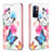 Coque Portefeuille Motif Fantaisie Livre Cuir Etui Clapet B05F pour Xiaomi Poco M4 Pro 5G Colorful