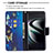 Coque Portefeuille Motif Fantaisie Livre Cuir Etui Clapet B09F pour Samsung Galaxy S22 5G Petit