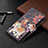 Coque Portefeuille Motif Fantaisie Livre Cuir Etui Clapet BF3 pour Xiaomi Redmi Note 10 Pro 4G Marron