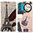 Coque Portefeuille Motif Fantaisie Livre Cuir Etui Clapet D02Y pour Motorola Moto G71 5G Gris