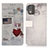 Coque Portefeuille Motif Fantaisie Livre Cuir Etui Clapet D02Y pour Nokia C02 Petit