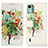 Coque Portefeuille Motif Fantaisie Livre Cuir Etui Clapet D02Y pour Nokia C12 Petit