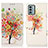 Coque Portefeuille Motif Fantaisie Livre Cuir Etui Clapet D02Y pour Nokia G22 Petit