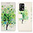 Coque Portefeuille Motif Fantaisie Livre Cuir Etui Clapet D02Y pour Oppo Reno6 Lite Vert