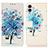 Coque Portefeuille Motif Fantaisie Livre Cuir Etui Clapet D02Y pour Samsung Galaxy A04 4G Petit