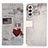 Coque Portefeuille Motif Fantaisie Livre Cuir Etui Clapet D02Y pour Samsung Galaxy S21 5G Petit