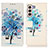 Coque Portefeuille Motif Fantaisie Livre Cuir Etui Clapet D02Y pour Samsung Galaxy S21 5G Petit