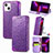 Coque Portefeuille Motif Fantaisie Livre Cuir Etui Clapet H01 pour Apple iPhone 13 Mini Petit