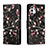 Coque Portefeuille Motif Fantaisie Livre Cuir Etui Clapet H01X pour Samsung Galaxy A13 4G Noir