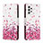 Coque Portefeuille Motif Fantaisie Livre Cuir Etui Clapet H01X pour Samsung Galaxy A33 5G Violet Clair