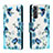 Coque Portefeuille Motif Fantaisie Livre Cuir Etui Clapet H01X pour Samsung Galaxy S23 5G Petit