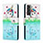 Coque Portefeuille Motif Fantaisie Livre Cuir Etui Clapet H02X pour Samsung Galaxy S22 5G Petit