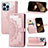 Coque Portefeuille Motif Fantaisie Livre Cuir Etui Clapet H06 pour Apple iPhone 14 Pro Max Petit