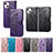 Coque Portefeuille Motif Fantaisie Livre Cuir Etui Clapet H08 pour Apple iPhone 15 Petit