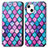 Coque Portefeuille Motif Fantaisie Livre Cuir Etui Clapet H09 pour Apple iPhone 15 Violet